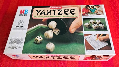 Yahtzee vintage 1982 - vintage, dice