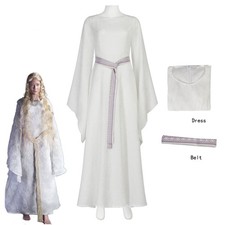 The Lord of the Rings Elf Queen Galadriel Cosplay Costume Women's Fancy Dress