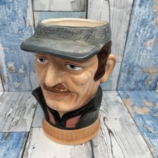 Musical Character Jug-Moustache Man-Unmarked-Plays Tie A Yellow Ribbon-18 cm