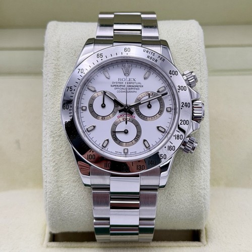 Rolex daytona 116520 white - rolex,