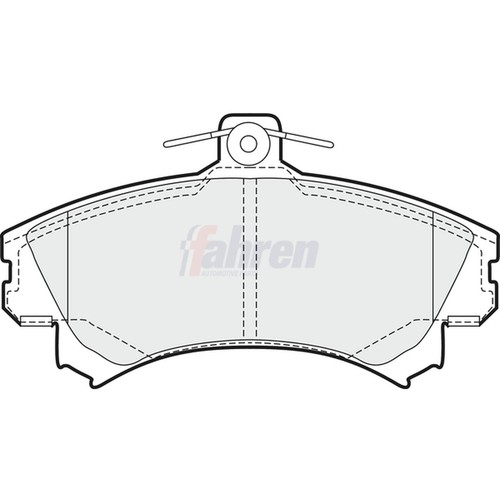 Brake pads set for - set, proton