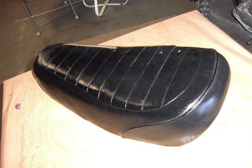 1975 kawasaki ke100 oem seat - 1975,