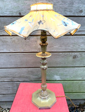 Vintage table lamp painted