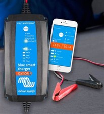Victron Blue Smart IP65 IP22 12V Battery Charger AC 230V UK Plug 10A 15A 20A 30A