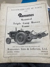 Ransomes Mounted Triple  Gang