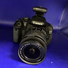 Canon EOS 600D 18.0MP - Black (w/ EF-S 18-55mm Lens) Untested