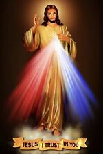 Jesus Christ Divine Mercy Jesus I Trust In You 4x6 Photo Picture Christian Art