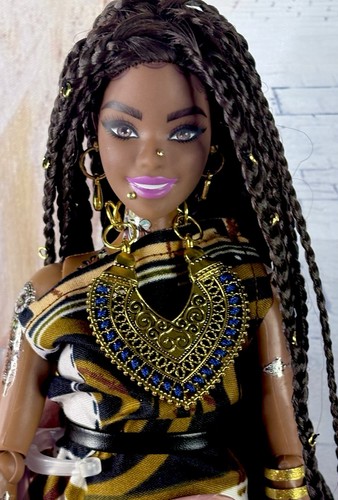 Braided long hair african - braided,
