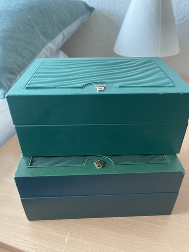 Damaged rolex box only watch - damaged,