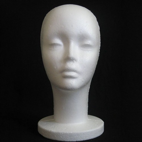 Polystyrene foam head - foam, dummy