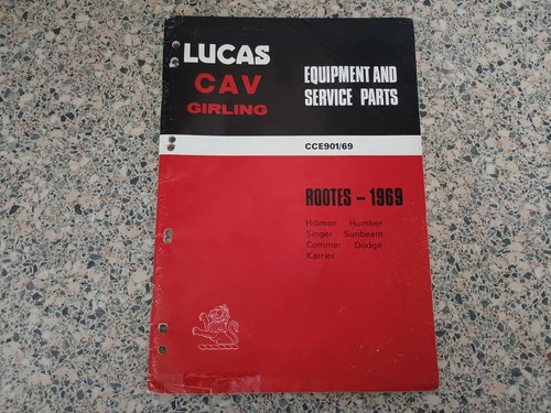 Lucas parts book hillman imp - book,