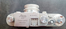 Vintage Leica IIIf 35mm Film Rangefinder Camera & Summitar 50mm f2 Lens