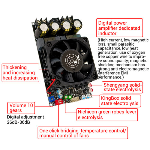 300wx2 600w digital amplifier - ,