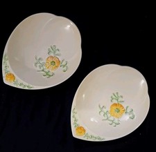 Pair of Carlton Ware Yellow