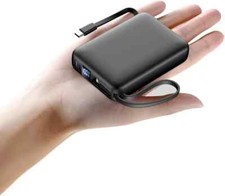 26800mAh Portable Charger Battery Pack, External Battery with 2 Port & 2 Cables,