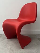 GENUINE VERNER PANTON RED CHAIR FOR VITRA - kitchen dining office retro