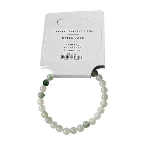 Crystal bracelet 6mm - crystal,