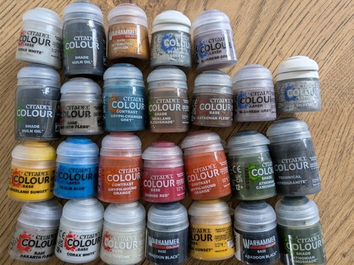 Warhammer citadel paints - warhammer, base