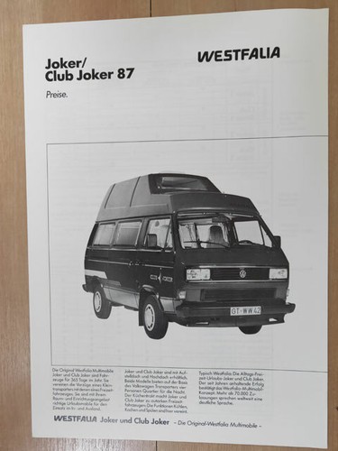 T25 westfalia joker - vw, /