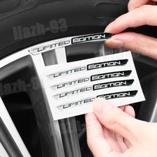 4x LIMITED EDITION Sticker Car