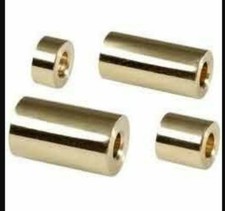 BRASS SPACERS STANDOFF BUSH MANY DIAMETERS & LENGTHS ALL SIZES