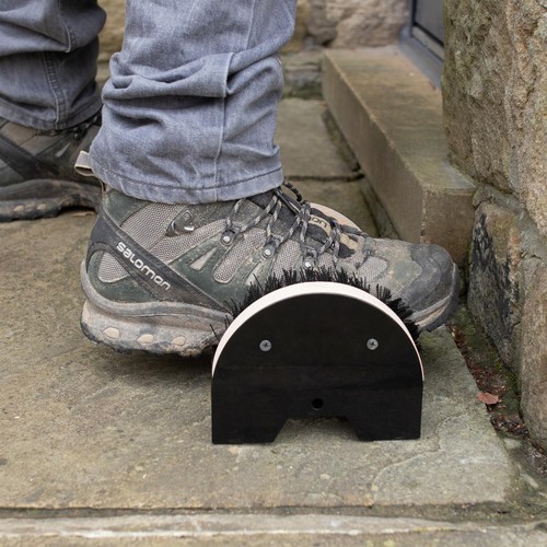 Boot scraper door mat - |,