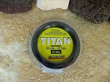 10 m FA.TITAN GRAUVELL LEADER STEEL LEADERS + CLAMPING SLEEVES 14kg -23kg