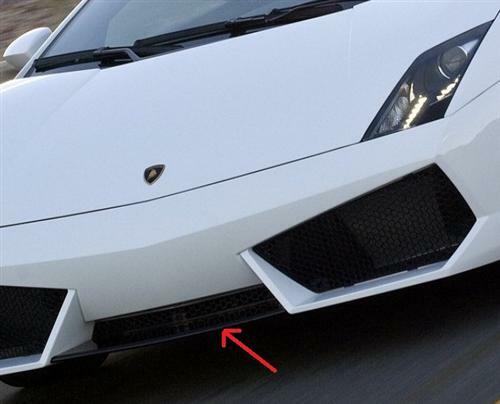 Carbon spoiler front bumper - carbon,