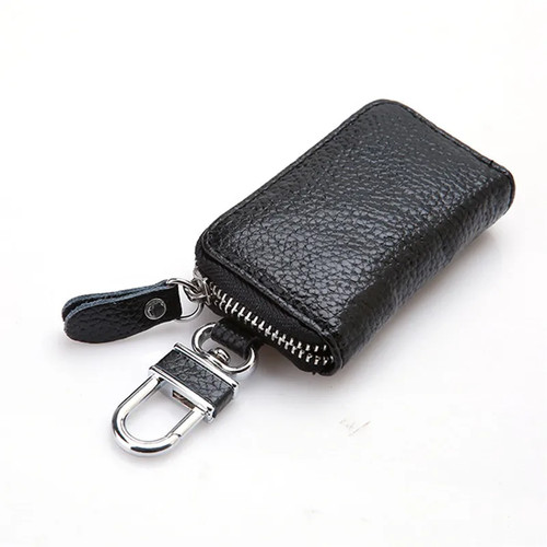Unisex leather keychain - unisex, for