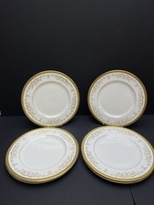 Royal Doulton Belmont Gold Gilded Dinner Plates Set Of x 6 PT