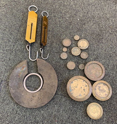 Used brass weights - used,