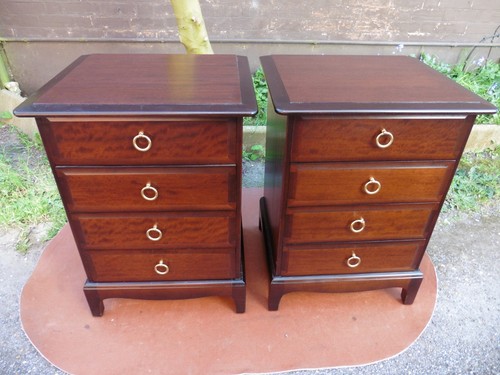 Pair stag minstrel mahogany - of,