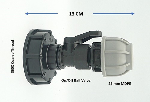 Ibc adapter pp ball - (s60x6),
