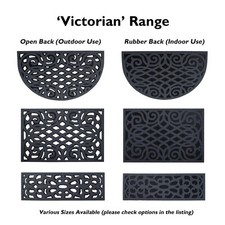 Stylish ECO Door Mats Victorian Range Welcome Floor Mats for Indoor Outdoor Use