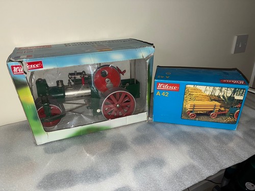 Wilesco steam roller traction - steam,