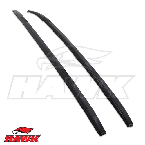 Black aluminium roof - black, rails