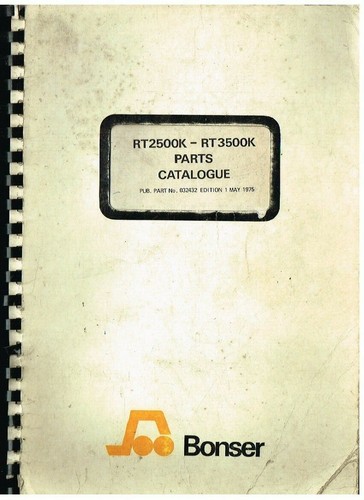 Bonser rt2500k rt3500k fork - bonser,