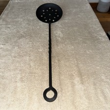 Chestnut Roaster Loop Twisted Fire Wood Burner Steel Metal 600mm Roasting