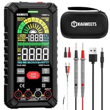 Digital Multimeter Smart, Rechargeable Multi Meter Automotive with 10000 Counts
