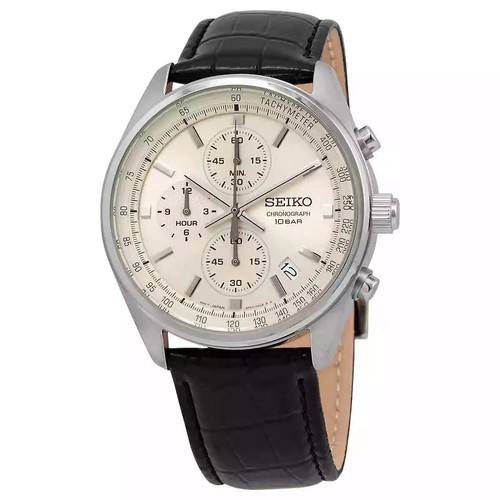 Seiko men chronograph quartz - chronograph,