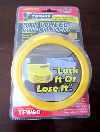 Trimax 5th wheel king pin - king, lock