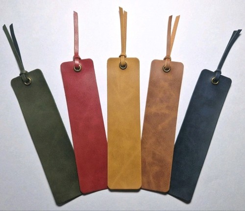 Leatherette bookmark sleek - leatherette, bookmark.sleek