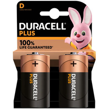 Duracell D Battery LR20 Plus