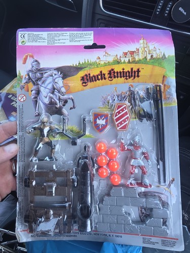 Vintage 1996 black knight - knight, toy