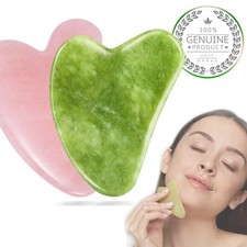 Jade Gua Sha Stone Board Face