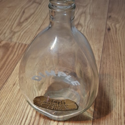Empty vintage haig dimple - an,