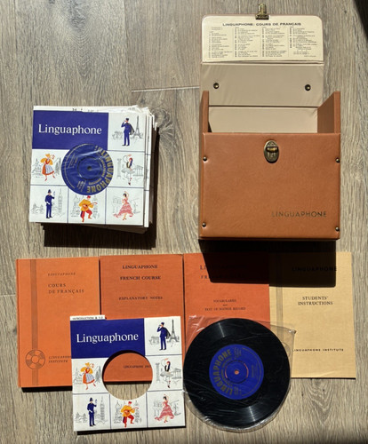 Vintage linguaphone french - vintage,