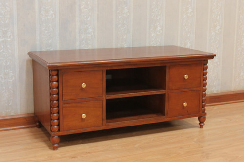 Mahogany unit bobbin tv - mahogany,