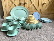 Vintage Woods Ware BERYL, IRIS, JASMINE Pale Green 1940s/1950s Multi Listing