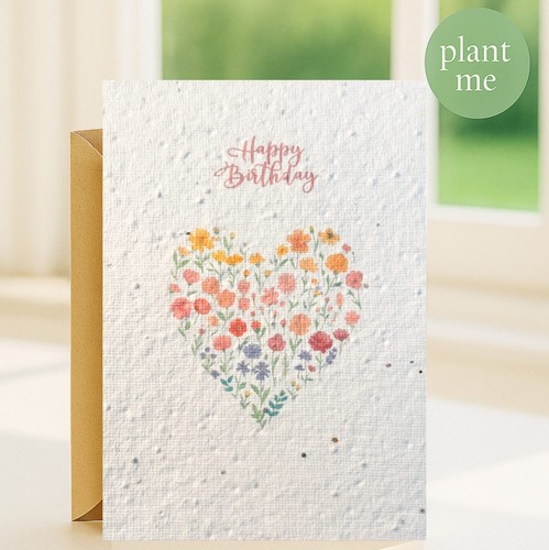 Plantable birthday card on - plantable,